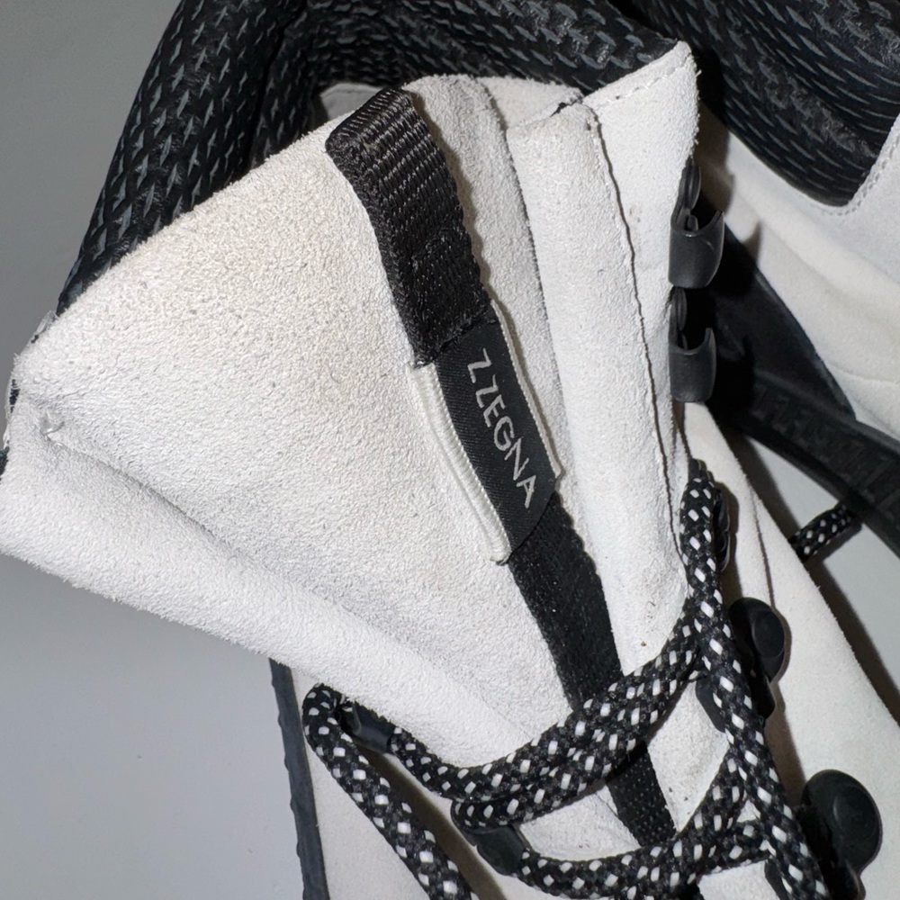 Z Zegna Techmerino High Top suede Sneakers. Mens 9 1/2 - Picture 7 of 7